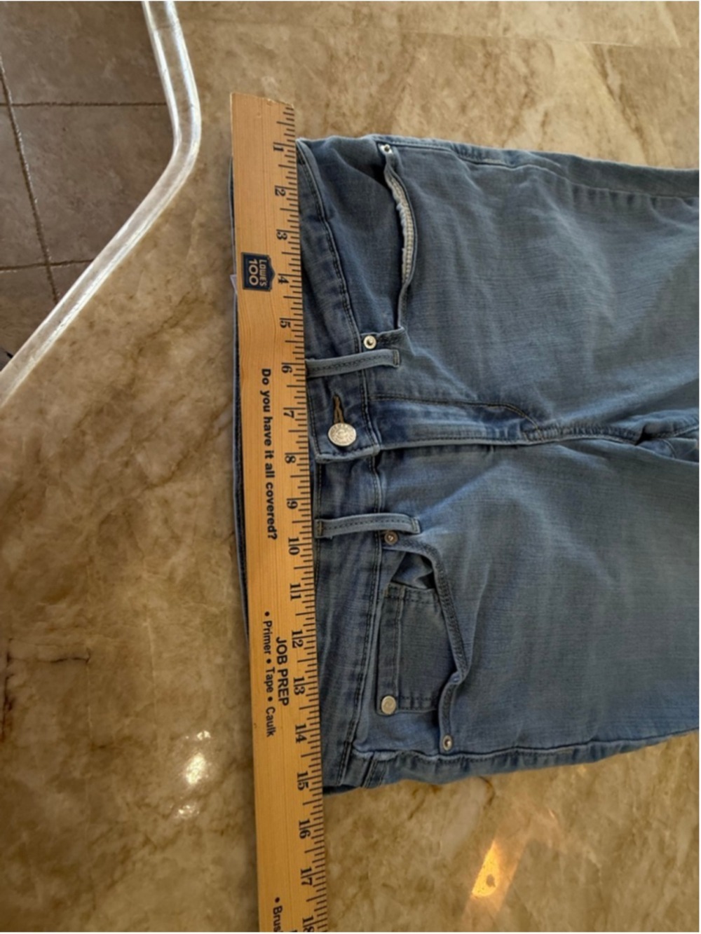 Women's DENIZEN from Levi's Blue Mid Rise Bootcut Jeans Size 30 - Picture 5 of 11